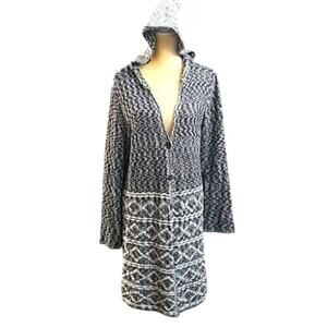 Style & Co Boho Hooded Cardigan Size Medium
